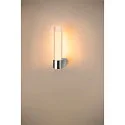 SLV wall luminaire LYGANT SINGLE IP44, chrome