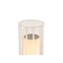 SLV Luminaria de pared LYGANT DOUBLE IP44, negro