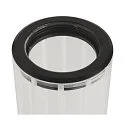 SLV Luminaria de pared LYGANT DOUBLE IP44, negro