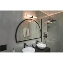 SLV Luminaria de pared LYGANT DOUBLE IP44, negro