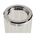 SLV Luminaria de pared LYGANT DOUBLE IP44, cromo