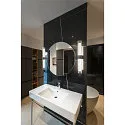 SLV Luminaria de pared LYGANT DOUBLE IP44, cromo