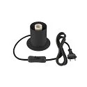 SLV Luminaria de mesa VARYT E14 IP20, negro
