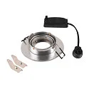 SLV Luminaria empotrable para techos NEW TRIA® 75 XL redondo GU10 IP20, aluminio