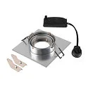 SLV Luminaria empotrable para techos NEW TRIA® 75 XL cuadrado GU10 IP20, aluminio