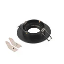 SLV recessed ceiling ring NEW TRIA® 75 XL round, black