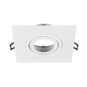 recessed ceiling ring NEW TRIA® 75 XL square, white