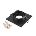SLV Aro empotrado en el techo NEW TRIA® 75 XL cuadrado, negro