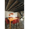 SLV Foco monofásico NOBLO® SPOT redondo, giro cardánico IP20, negro regulable