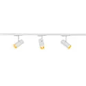 SLV Foco monofásico NOBLO® SPOT redondo, juego de 3 IP20, blanco regulable