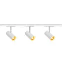 SLV Foco monofásico NOBLO® SPOT redondo, juego de 3 IP20, blanco regulable