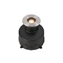 Luminaria empotrable en suelo DASAR® S redondo, giratorio, pasable, conmutable IP67, acero inoxidable 