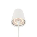 SLV battery table lamp VINOLINA TWO 3-CCT 3-fold, CCT Switch, with touch dimmer, conical, with charging station IP65, white dimmable