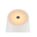 SLV battery table lamp VINOLINA TWO 3-CCT 3-fold, CCT Switch, with touch dimmer, conical, with charging station IP65, white dimmable