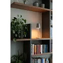 SLV battery table lamp VINOLINA TWO 3-CCT 3-fold, CCT Switch, with touch dimmer, conical, with charging station IP65, white dimmable