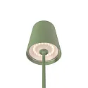 SLV battery table lamp VINOLINA TWO 3-CCT 3-fold, CCT Switch, with touch dimmer, conical, with charging station IP65