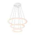 SLV pendant luminaire ONE FLAT TRIPLE IP20, white dimmable