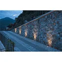 Luminaria empotrable en suelo DASAR® M redondo, giratorio, controlable por DALI, pasable IP67, acero inoxidable regulable