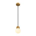pendant luminaire VARYT E14 IP20, brass