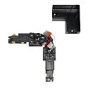 SLV 3-phase L-connector S-TRACK PHASE & DALI surface-mounted version, DALI controllable, with feed-in option, codable, black