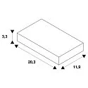 SLV 3-phase T-connector S-TRACK PHASE & DALI surface-mounted version, DALI controllable, earth left, codable, black