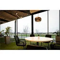 SLV Luminaria colgante PANTILO CONVEX 40 E27 IP20, cromo