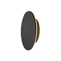 Luminaria de pared para exteriores D-RING M PHASE IP65, negro regulable