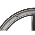 outdoor wall luminaire Q-RING SENSOR with sensor, switchable IP54, black 