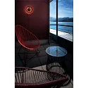 outdoor wall luminaire Q-RING SENSOR with sensor, switchable IP54, black 