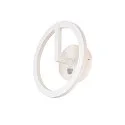 outdoor wall luminaire Q-RING SENSOR with sensor, switchable IP54, white 