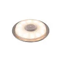 SLV Luminaria empotrable en suelo BIG PLOT redondo, versión de montaje en superficie, sin bandas de borde IP67, acero inoxidable 