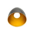 Luminaria colgante trifásica PARA CONE 14 GU10 IP20, negro regulable