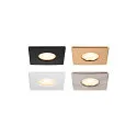 SLV Luminaria empotrable UNIVERSAL DOWNLIGHT IP20 PHASE 38° giratorio, CCT Switch, multipower, con cable a través de
