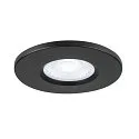 SLV Recubrimiento UNIVERSAL DOWNLIGHT IP65 redondo, rígido, cerrado, hermético, negro