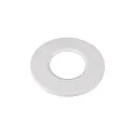 Recubrimiento UNIVERSAL DOWNLIGHT IP65 redondo, rígido, cerrado, hermético, blanco