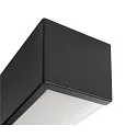 SLV Luminaria de pared CHROMBO - PHASE cuadrado IP20, negro regulable