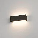SLV Luminaria de pared CHROMBO - PHASE cuadrado IP20, negro regulable