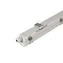 SLV Luminaria para locales húmedos WATERPROOF V 600 DALI controlable por DALI, con cable a través de IP66, gris regulable