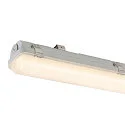 SLV Luminaria para locales húmedos WATERPROOF V 600 ON-OFF CCT Switch, conmutable, multipower, con cable a través de IP66, gris 