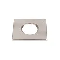 Recubrimiento UNIVERSAL DOWNLIGHT IP65 angular, rígido, cerrado, hermético, cromo