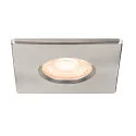 SLV Recubrimiento UNIVERSAL DOWNLIGHT IP65 angular, rígido, cerrado, hermético, cromo