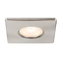 SLV Recubrimiento UNIVERSAL DOWNLIGHT IP65 angular, rígido, cerrado, hermético, cromo