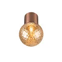 SLV ceiling luminaire VARYT without shade E14 IP44, copper dimmable
