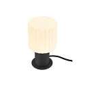 SLV table lamp VARYT round, without shade E14, black dimmable
