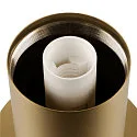 SLV table lamp VARYT round, without shade E14, brass dimmable