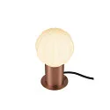 SLV table lamp VARYT round, without shade E14, copper dimmable