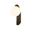 SLV Luminaria de pared SUN - PHASE redondo G9 IP20, negro regulable