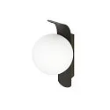 SLV Luminaria de pared SUN - PHASE redondo G9 IP20, negro regulable