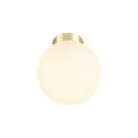 Luminaria de techo SUN 20 redondo E27 IP20, dorado regulable