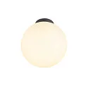Luminaria de techo SUN 30 redondo E27 IP20, negro regulable